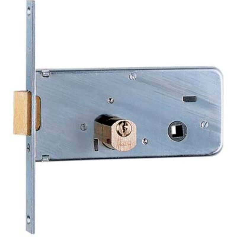 foto del prodotto serratura metallo infilare 712 iseo b.q zinc f.mm 16 c.sfacc m2 scr h.mm 64 e.mm 70 1 pezzo