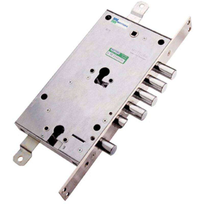 foto del prodotto serratura metallo infilare 85795 mottura doppio f.sagom m2 tripl scr ip.mm 28 e.mm 63 sx