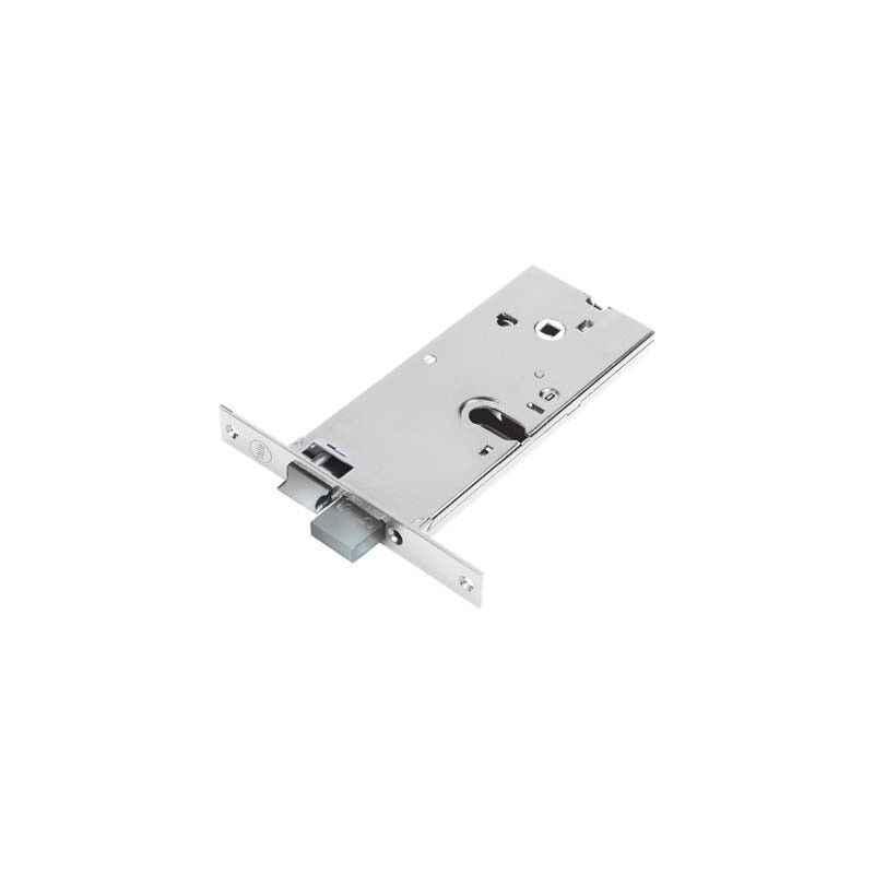 foto del prodotto serratura metallo infilare 86500 yale b.q inox f.mm 22 f.ovale m2 scr h.mm 78 e.mm 70