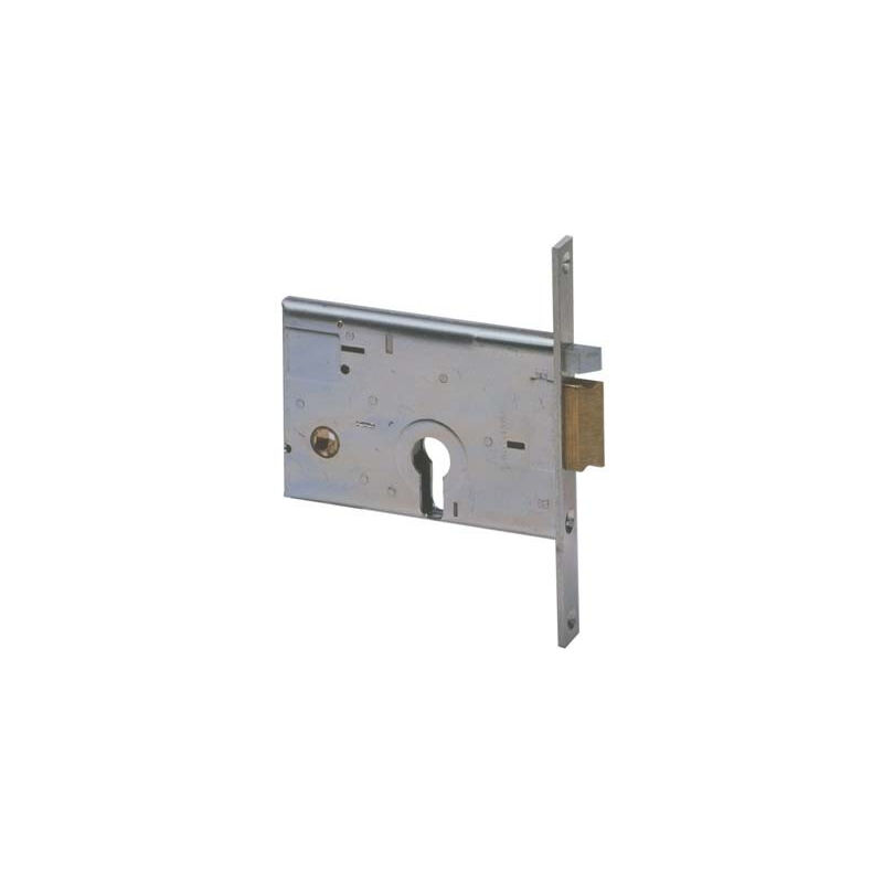 foto del prodotto serratura metallo infilare elettrica 14350 cisa b.q zinc f.mm 16 f.sagom scr f h.mm 77 e.mm 90