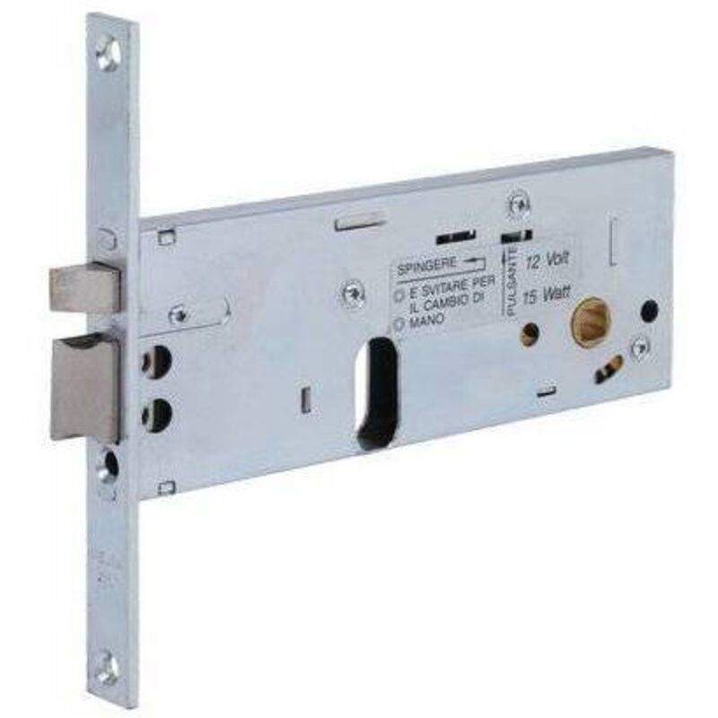 foto del prodotto serratura metallo infilare elettrica 304 welka - b.q zin f.mm 16 f.o.+scr+ h.mm 64 e.mm 60 dx/sx - 1 pezzo