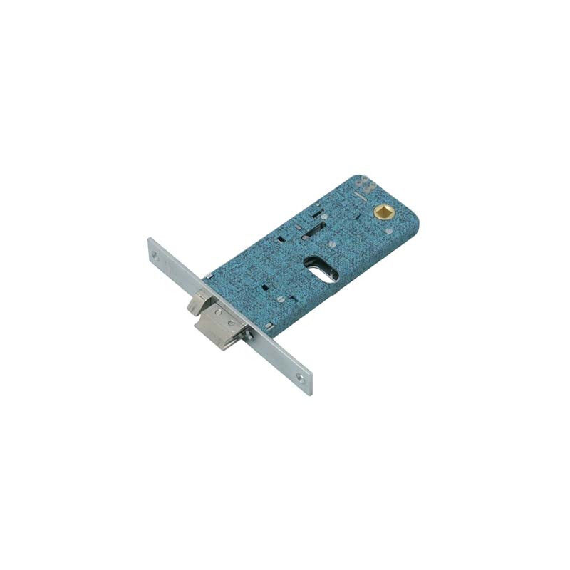 foto del prodotto serratura metallo infilare elettrica 388 omec b.q nich f.mm 16 f.ovale m1 scr h.mm 64 e.mm 60