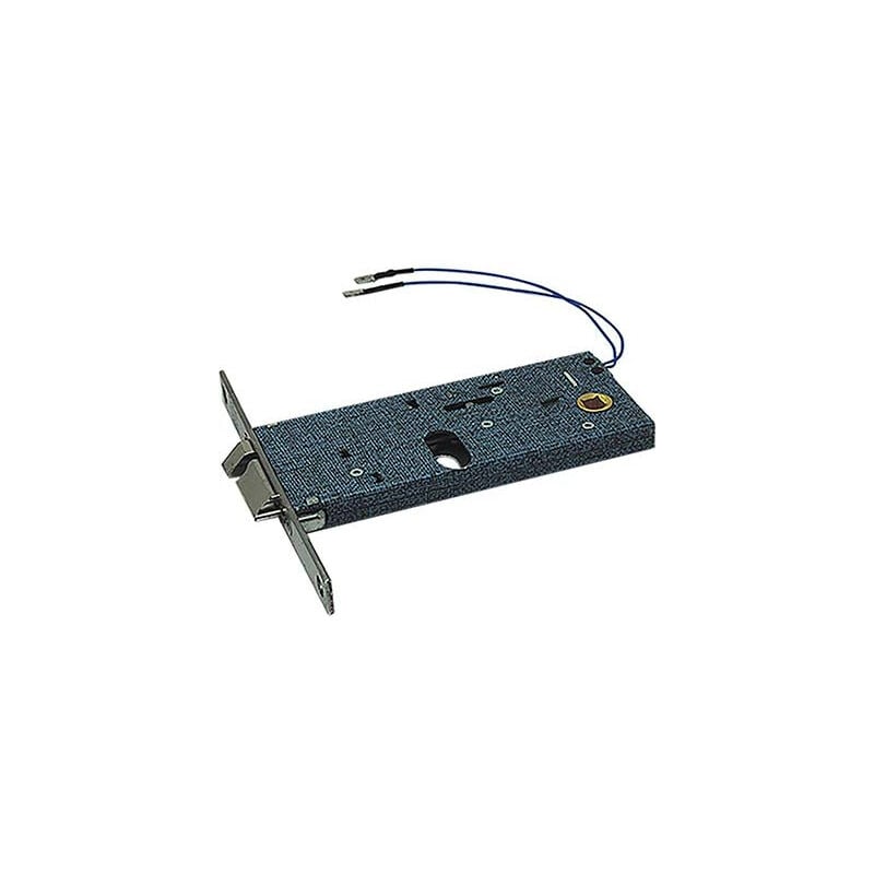 foto del prodotto serratura metallo infilare elettrica 788 omec b.q nich f.mm 16 f.ovale m1 scr h.mm 64 e.mm 70