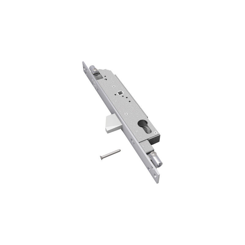 foto del prodotto serratura montante infilare 2153 securemme b.q inox f.mm 22 f.sagom m1 tripl scr q8 e.mm 30