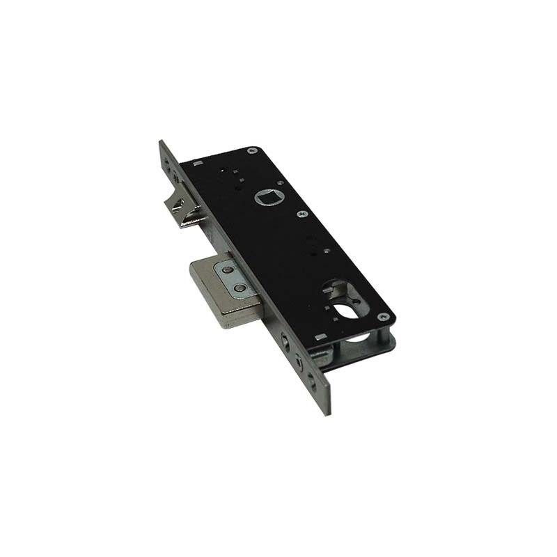 foto del prodotto serratura montante infilare 540 omec b.q inox f.mm 16 f.ovale m2 scr e.mm 30