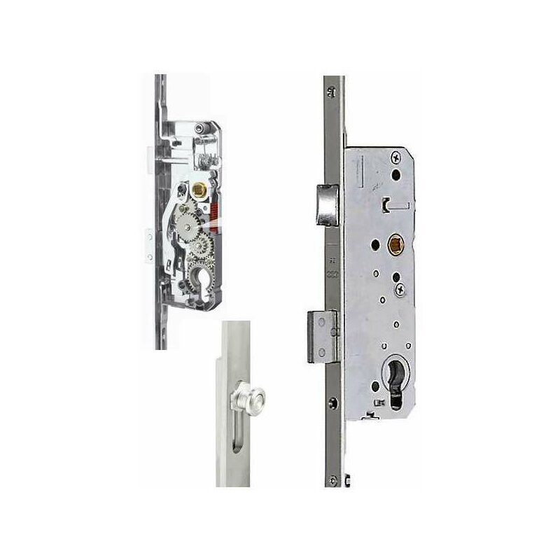 foto del prodotto serratura multipunto sicurtop e50 argento 16x2400 mm agb