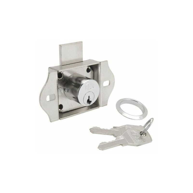 foto del prodotto serratura per mobili per cassetto 101 18 mm. ottone