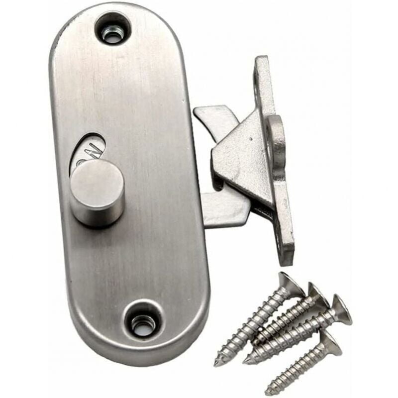 foto del prodotto serratura per porta scorrevole ad angolo retto a 90 con fibbia per porta scorrevole e serratura per porta del fienile