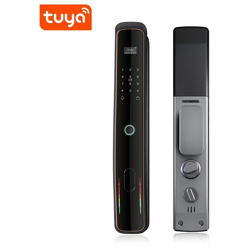 foto del prodotto serratura per porta smart wifi con impronta digitale tuya