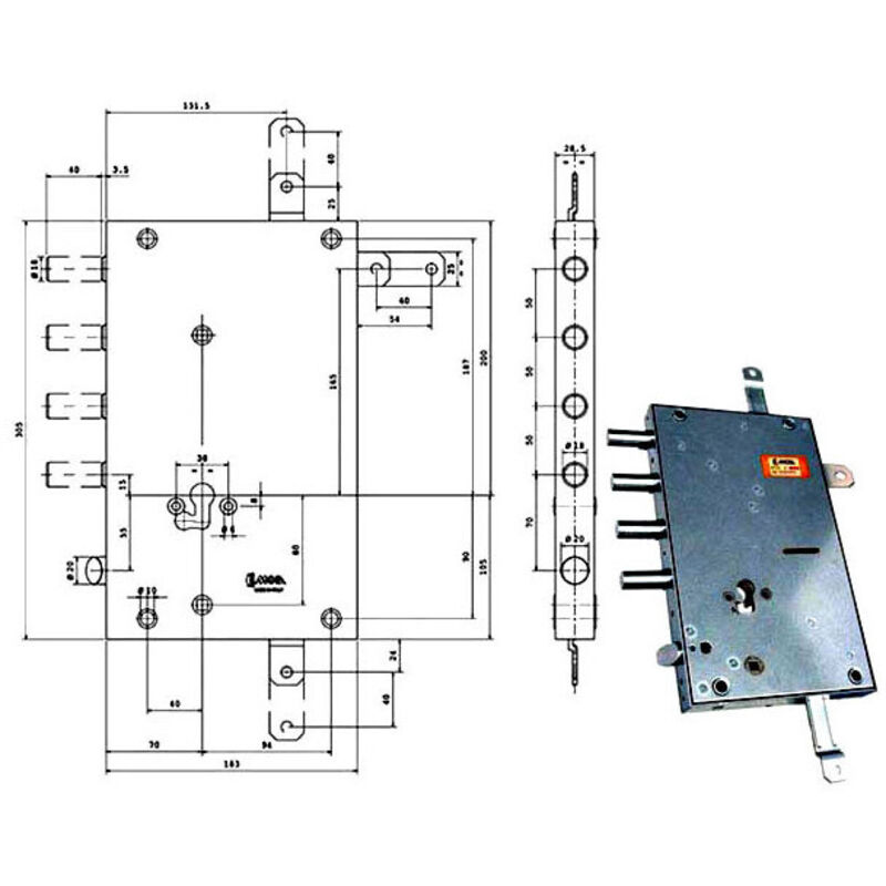 foto del prodotto serratura sic.quintupl.cil.e70 rsblq666 500rf moia