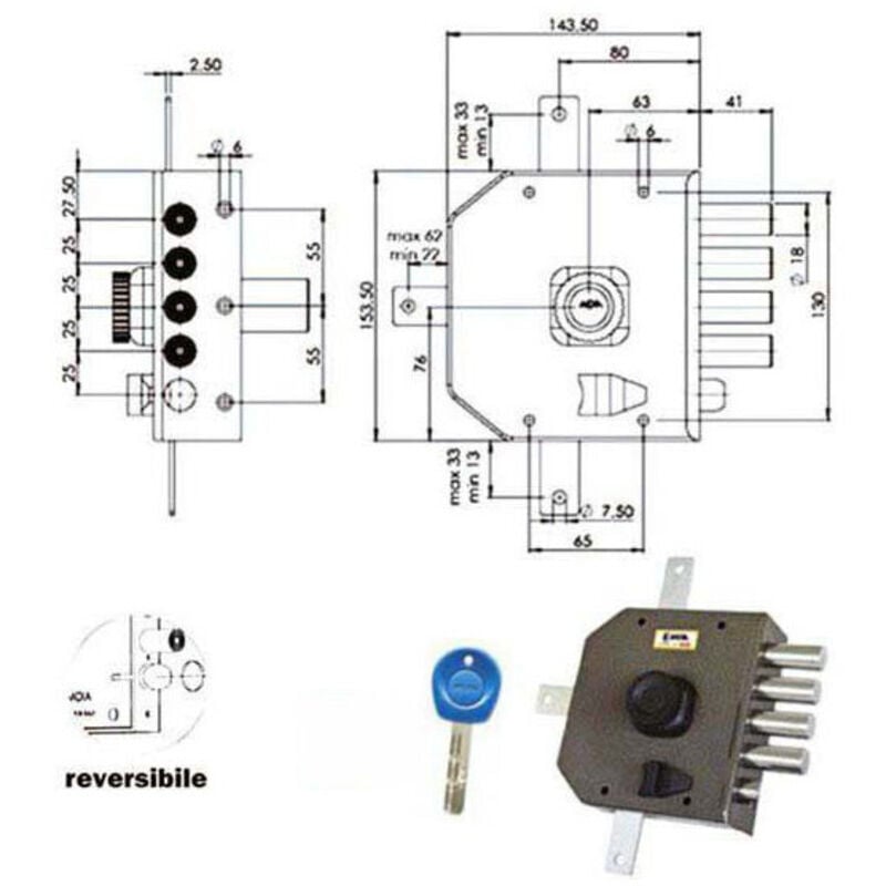 foto del prodotto serratura sic.quintupl.sx pompa jm426 moia