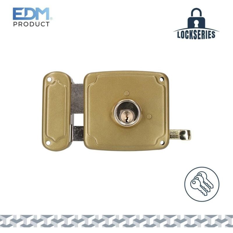 foto del prodotto serratura sinistra 100 mm 3 chiavi incluse