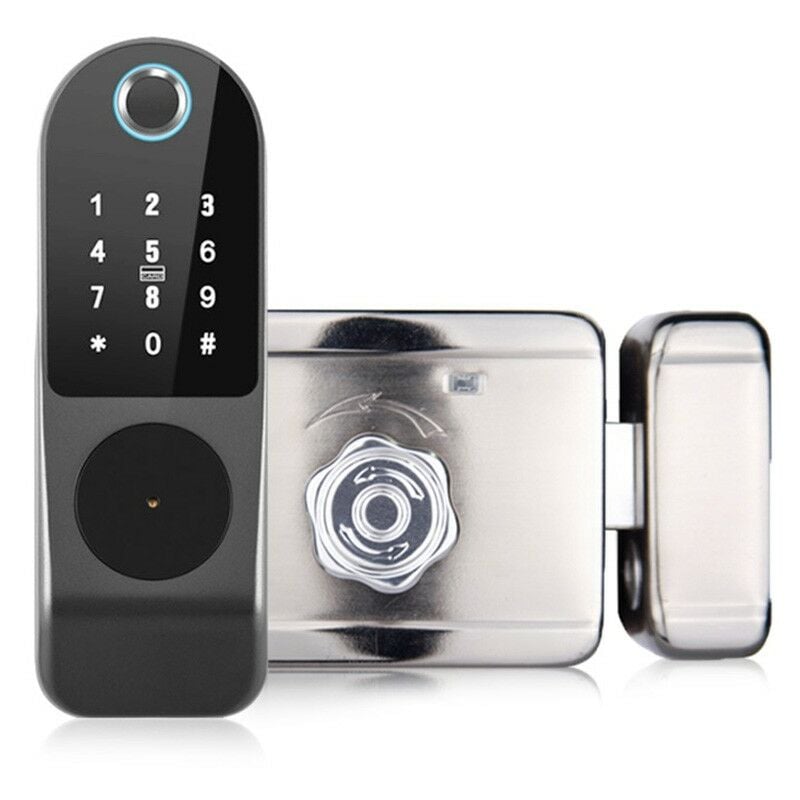 foto del prodotto serratura smart wifi con impronta digitale tuya