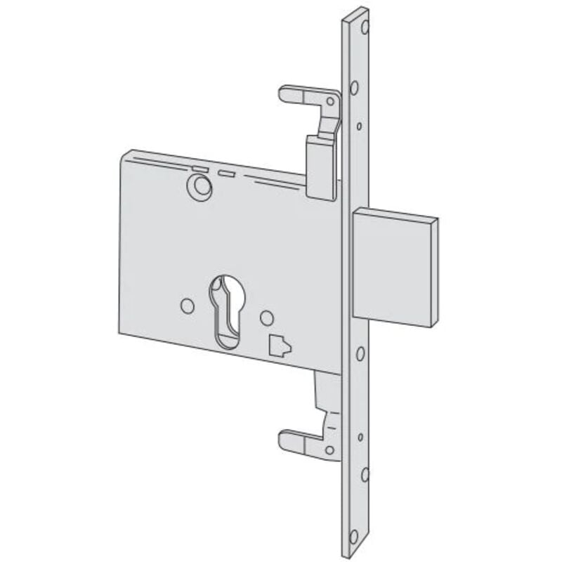 foto del prodotto serratura triplice da infilare a cilindro 56016 cisa 1 e.mm 70