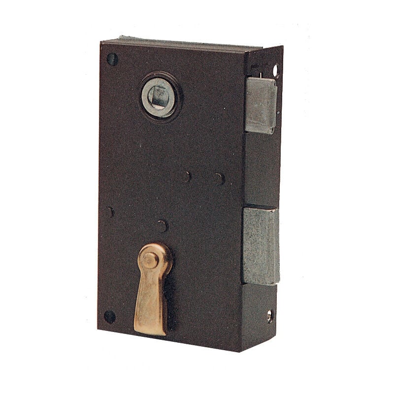 foto del prodotto serratura vert. bronz. art.185 dx mm.70 e.45