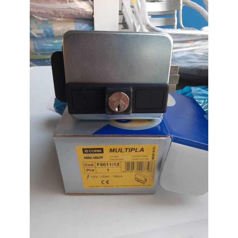 foto del prodotto serrature serratura elettrica da applicare 5011 1z corni per porte e cancelli