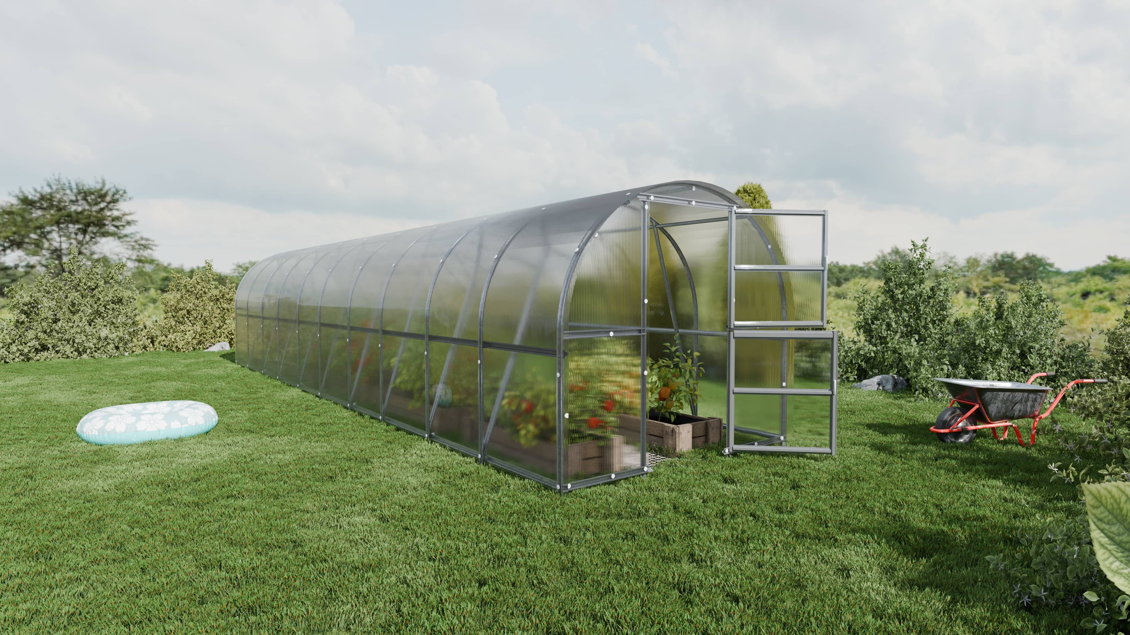 foto del prodotto serre da giardino robuste klasika baltic lt 3 x 12 m (36 m ), 6 mm con rivestimento in policarbonato