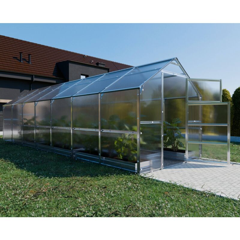 foto del prodotto serre da giardino robuste klasika bernard 2,35 x 7 m 16,45 m , 6 mm con rivestimento in policarbonato