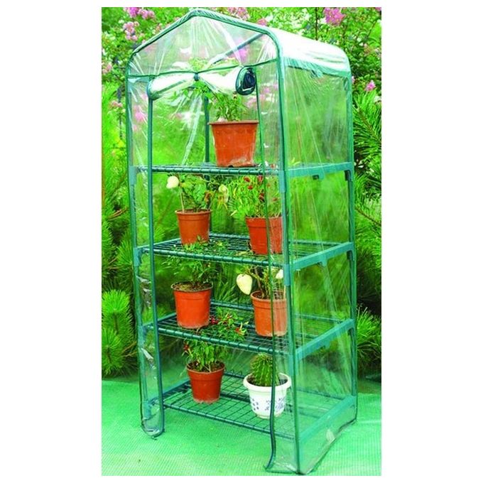foto del prodotto serre in pvc blinky a casetta 4 ripiani 69x49x157h