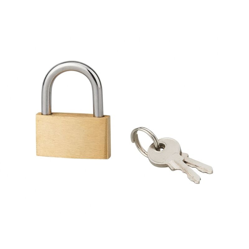 foto del prodotto serruprix lucchetto basic, base 30 mm, arco in acciaio, 2 chiavi