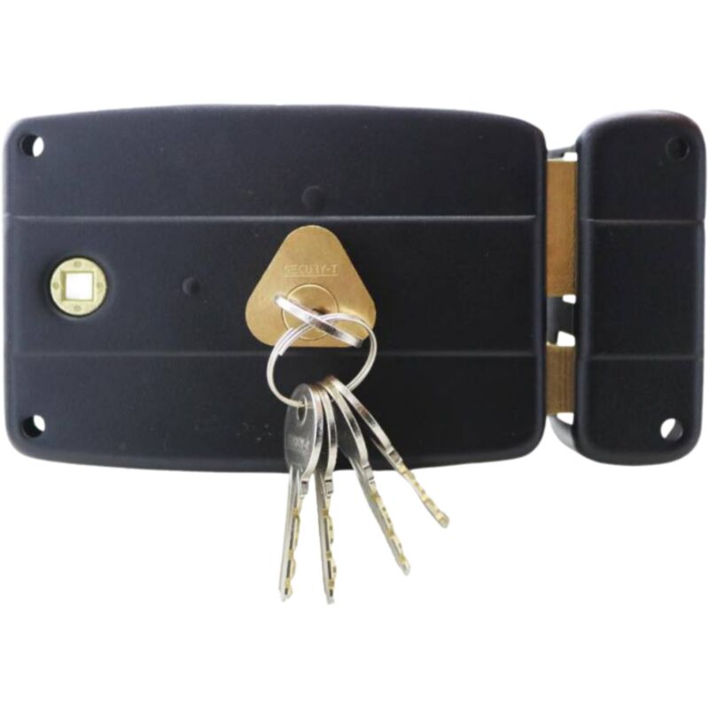foto del prodotto serrure en applique horizontale noire ouverture droite