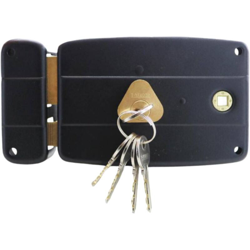 foto del prodotto serrure en applique horizontale noire ouverture droite