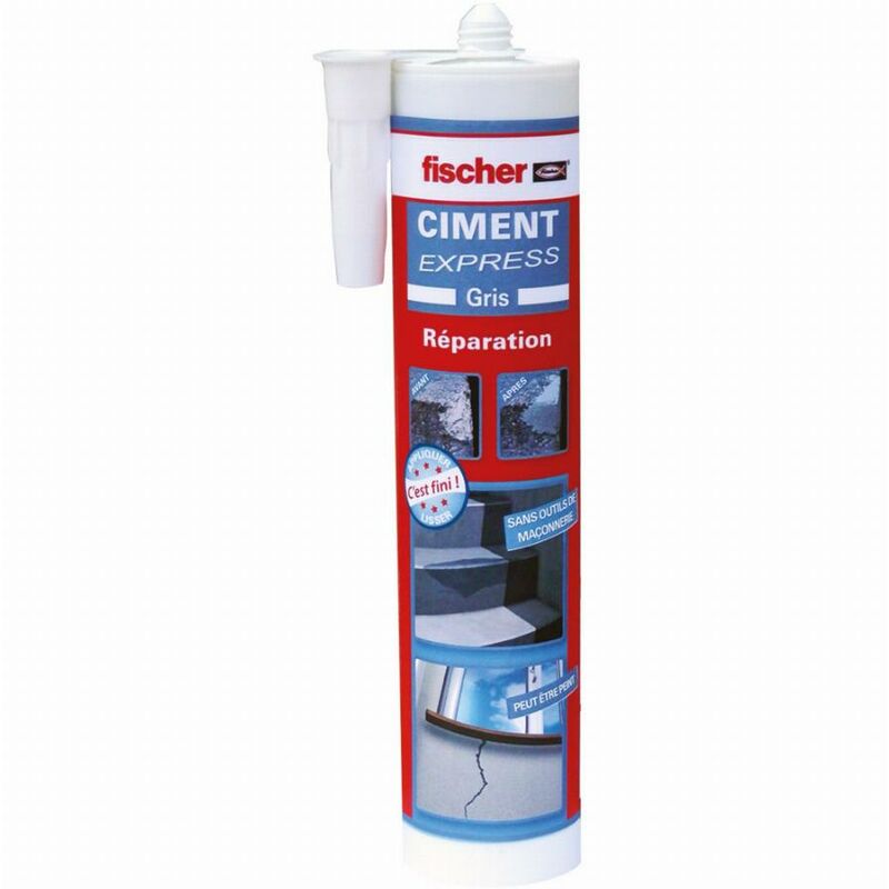 foto del prodotto serrurerie boutique fischer express cartuccia di cemento grigio 310 ml 519175