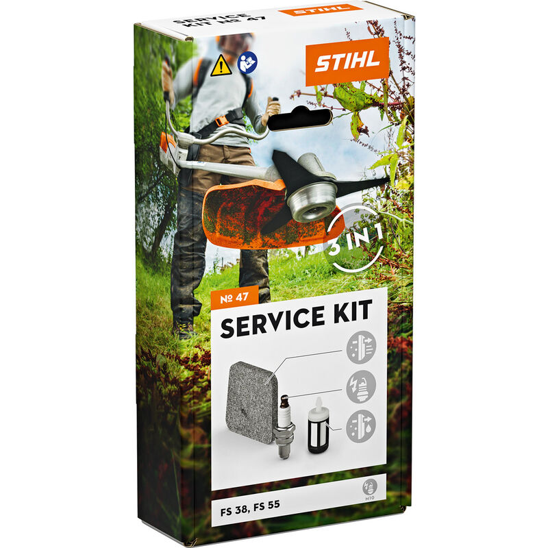 foto del prodotto service kit numero 47 stihl per decespugliatore fs 38 con motore stihl 2 mix