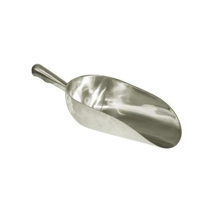 foto del prodotto sessola paletta in alluminio tonda per alimenti farine cereali caffe 32140v cm 28x20x10 32142 