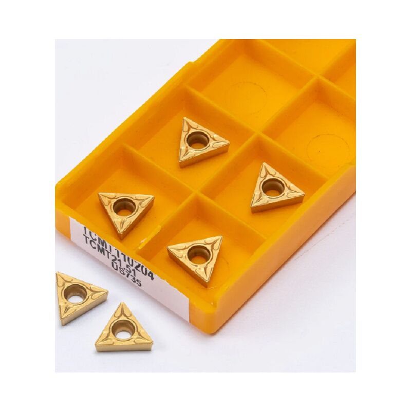 foto del prodotto set 10 inserti utensili tornio tcmt110204 us735 - mitsubishi - placchette