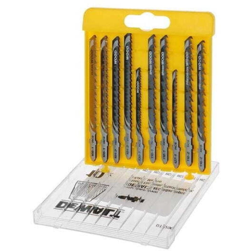 foto del prodotto set 10 lame per seghetto alternativo per legno dt2290 qz dewalt