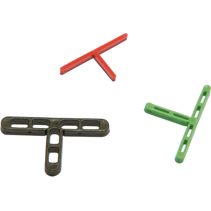 foto del prodotto set 10 pezzi distanziatore a t 2mm 200pz dovaro