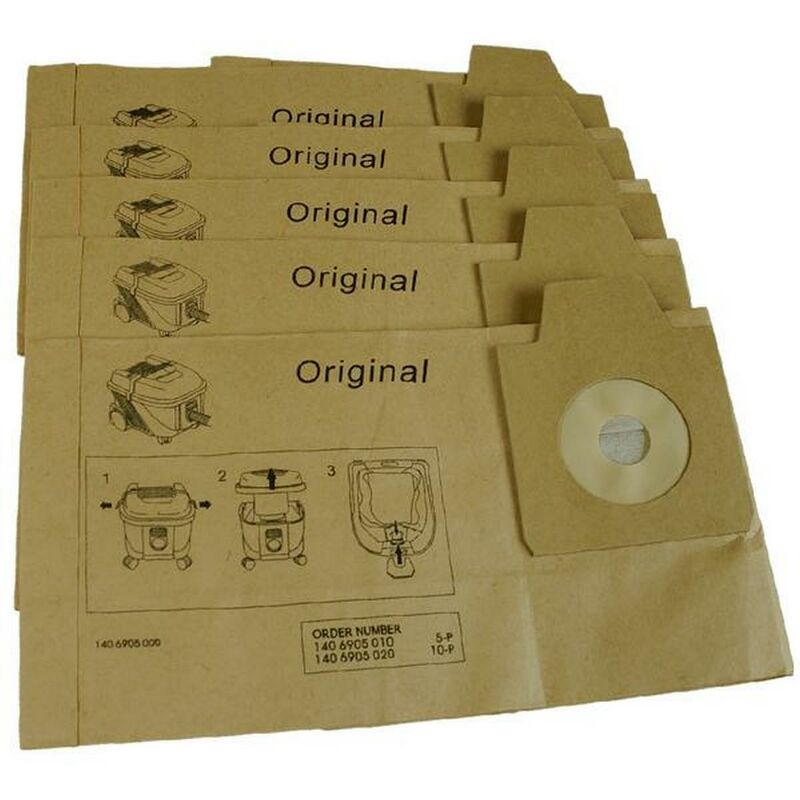 foto del prodotto set 10 sacchetti scheda aspirapolvere nilfisk 1591203662894522234