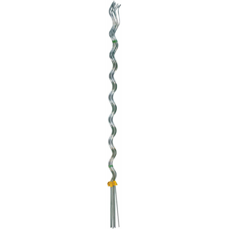 foto del prodotto set 10 sostegni tutori a spirale per piante pomodori 150 cm in acciaio verdemax