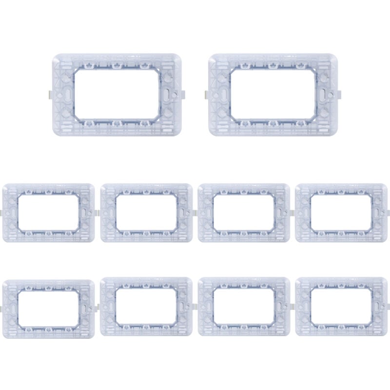 foto del prodotto set 10 supporti 3posti compatibili con serie matix gloca