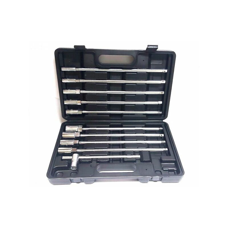 foto del prodotto set 11 pz chiavi chiave a t esagonali extra lunghe 9 bussole 8 19mm