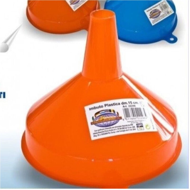 foto del prodotto set 12 imbuto imbuti in plastica diametro 15cm in vari colori utensilee cucina - - trade shop traesio