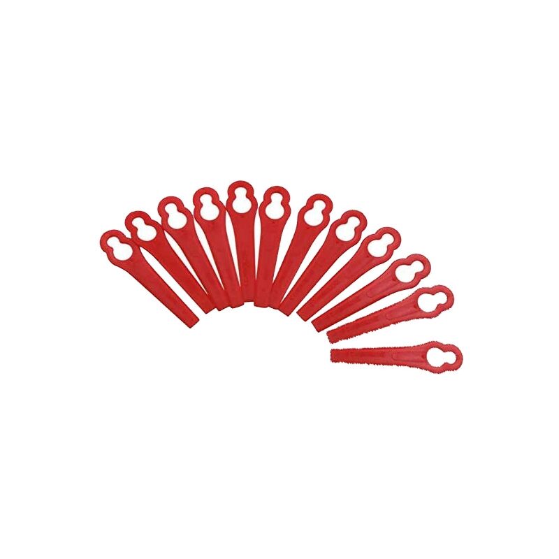 foto del prodotto set 12 lame in plastica valex 1491205 per tagliabordi