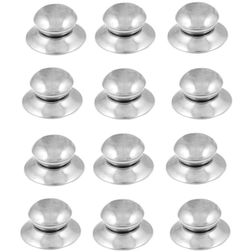 foto del prodotto set 12 pezzi pomelli per coperchi universali pentole padelle manici trade shop traesio