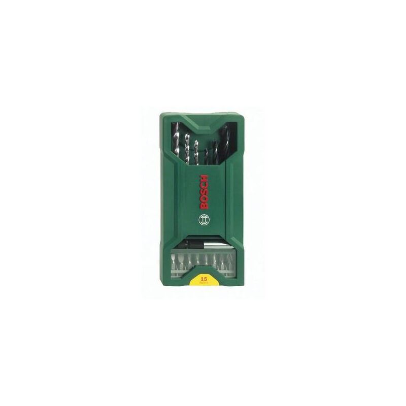 foto del prodotto set 15 punte e bit avvitamento eforatura mini x line bosch