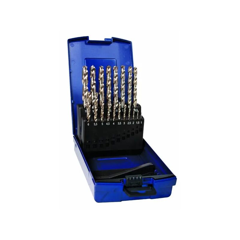 foto del prodotto set 19pz. punte hss g fresate mm. 1 10