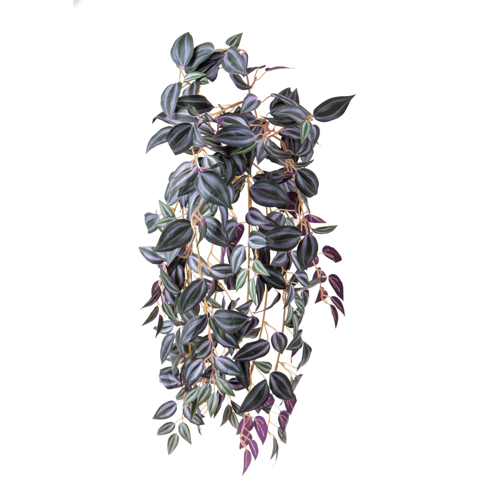 foto del prodotto set 2 cadente mini tradescantia artificiale con 302 foglie h50 cm