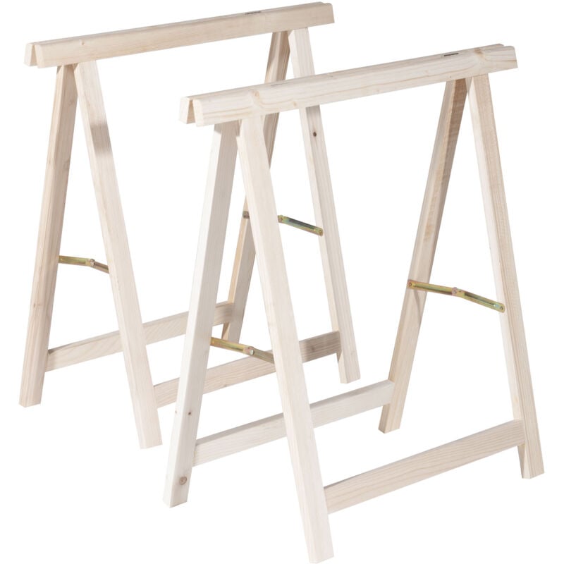 foto del prodotto set 2 cavalletti abete 75x75 biacchi ettore