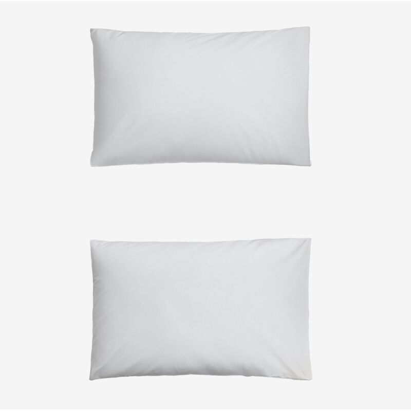 foto del prodotto set 2 federe in cotone percalle lesia a 180 fili sklum