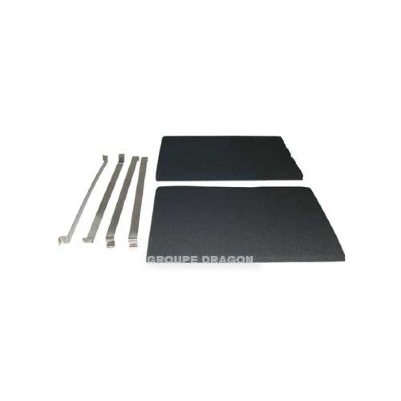 foto del prodotto set 2 filtri carbone (con aste per fissaggio) - cappa aspirante sauter 62114