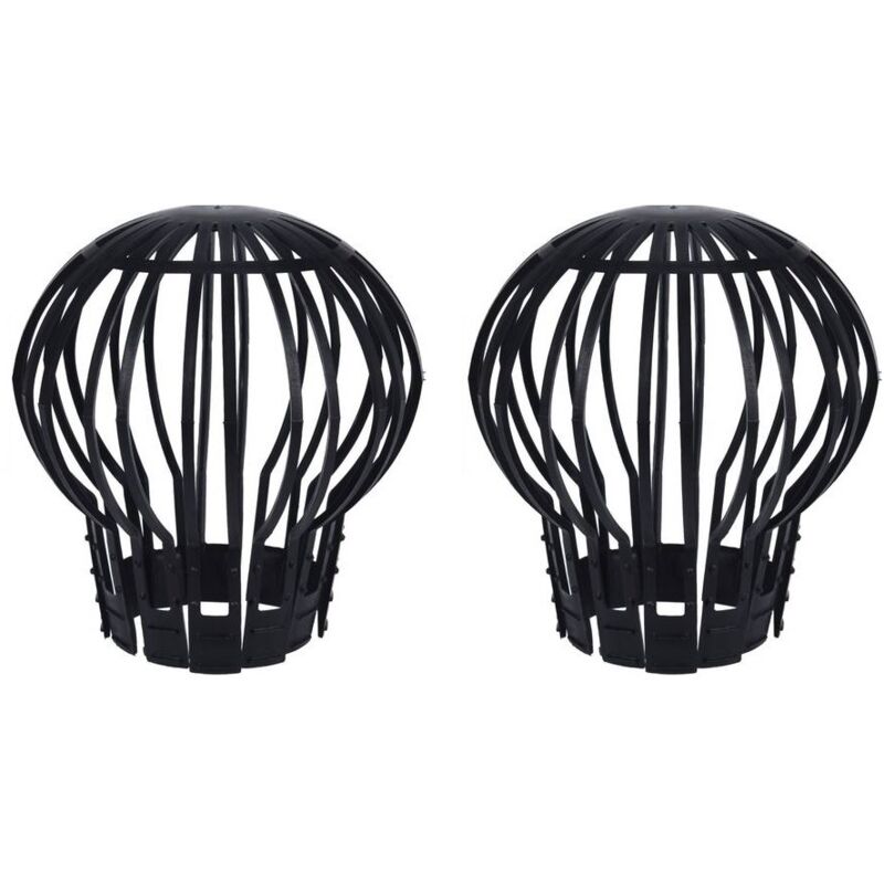 foto del prodotto set 2 filtri d.12xh14cm anti foglie per grondaia