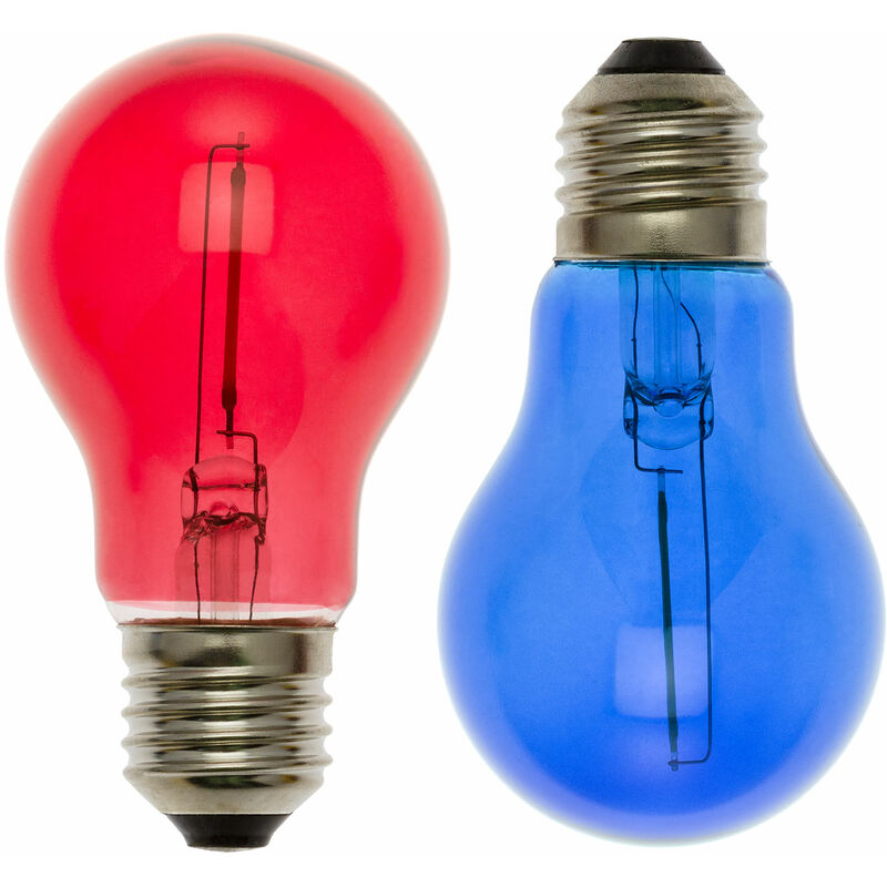 foto del prodotto set 2 lampada ricambio e27 36v goccia 60mm luci di natale