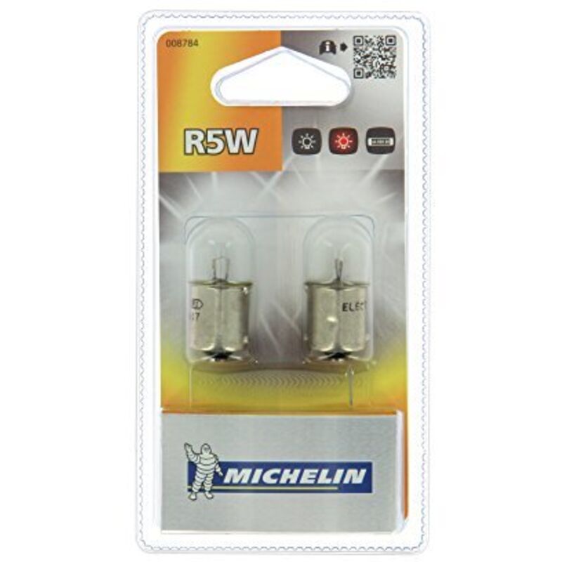 foto del prodotto set 2 lampadine auto r5w 12v michelin