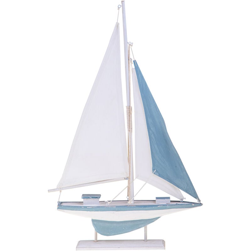 foto del prodotto set 2 modellini barca h 55 cm