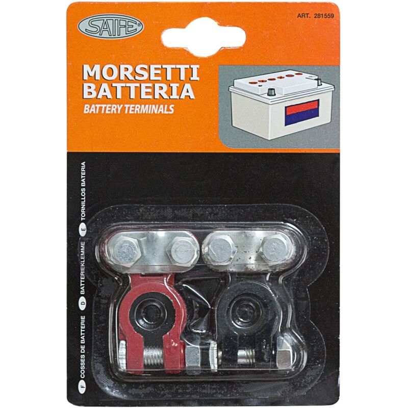 foto del prodotto set 2 morsetti batteria